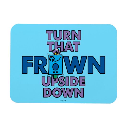 de heer Grumpy | Draai dat ondersteboven Magneet (Horizontaal)