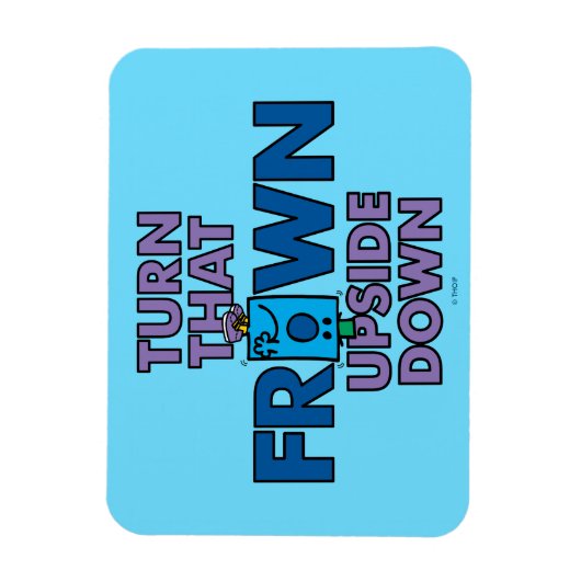 de heer Grumpy | Draai dat ondersteboven Magneet (Verticaal)