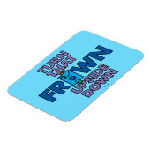 de heer Grumpy | Draai dat ondersteboven Magneet (Linkerzijde)