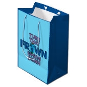 de heer Grumpy | Draai dat ondersteboven Medium Cadeauzakje (Voorkant Gekanteld)