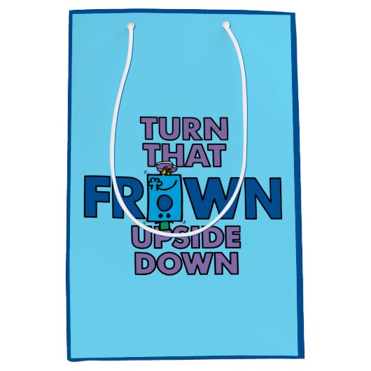 de heer Grumpy | Draai dat ondersteboven Medium Cadeauzakje (Voorkant)