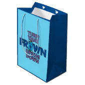 de heer Grumpy | Draai dat ondersteboven Medium Cadeauzakje (Achterkant Gekanteld)