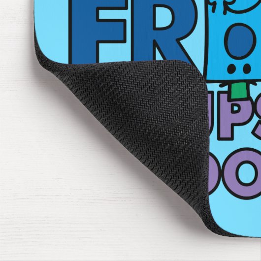 de heer Grumpy | Draai dat ondersteboven Muismat (Hoek)