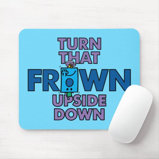 de heer Grumpy | Draai dat ondersteboven Muismat (Met muis)