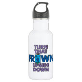 de heer Grumpy | Draai dat ondersteboven Waterfles (Voorkant)