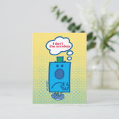 de heer Grumpy | Ik hou niet van maandenlang gedac Briefkaart (Staand voorkant)