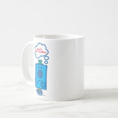 de heer Grumpy | Ik hou niet van maandenlang gedac Koffiemok (Voorkant links)