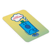 de heer Grumpy | Ik hou niet van maandenlang gedac Magneet (Rechterzijde)