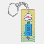 de heer Grumpy | Ik hou niet van maandenlang gedac Sleutelhanger (Voorkant Links)