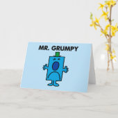 de heer Grumpy | Kikkervisje Kaart (Gele Bloem)