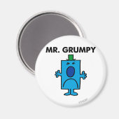 de heer Grumpy | Kikkervisje Magneet (Voorkant / Achterkant)