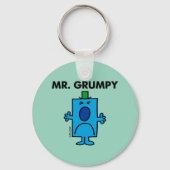 de heer Grumpy | Kikkervisje Sleutelhanger (Voorkant)