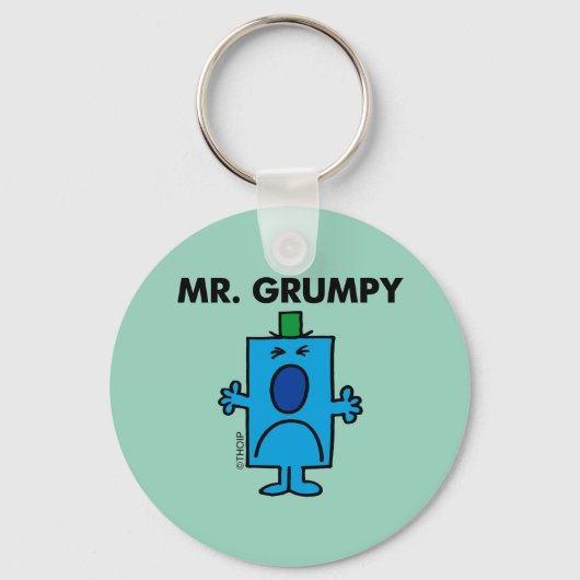 de heer Grumpy | Kikkervisje Sleutelhanger (Achterkant)