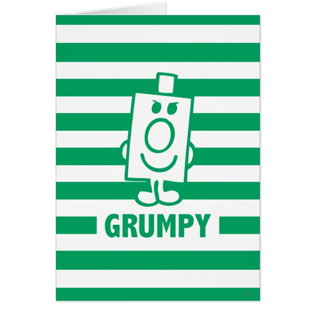 de heer Grumpy | Mischengrin en groene stripes (Voorkant)