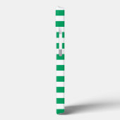 de heer Grumpy | Mischengrin en groene stripes Case-Mate iPhone Case (Achterkant / Links)
