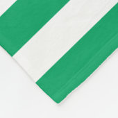 de heer Grumpy | Mischengrin en groene stripes Fleece Deken (Hoek)
