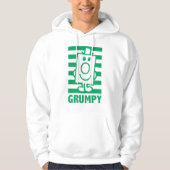 de heer Grumpy | Mischengrin en groene stripes Hoodie (Voorkant)