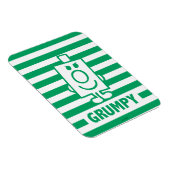 de heer Grumpy | Mischengrin en groene stripes Magneet (Rechterzijde)