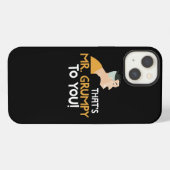 De heer Grumpy Old Man Funny Design iPhone Hoesje (Achterkant horizontaal)