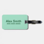 de heer Grumpy | Poettering op naam Bagagelabel (Achterkant horizontaal)