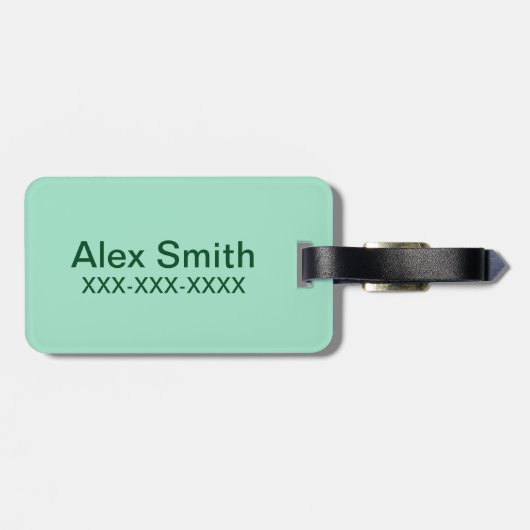 de heer Grumpy | Poettering op naam Bagagelabel (Achterkant horizontaal)