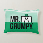 de heer Grumpy | Poettering op naam Decoratief Kussen (Achterkant)