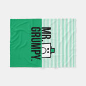 de heer Grumpy | Poettering op naam Fleece Deken (Voorkant (Horizontaal))