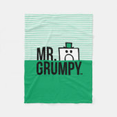 de heer Grumpy | Poettering op naam Fleece Deken (Voorkant)