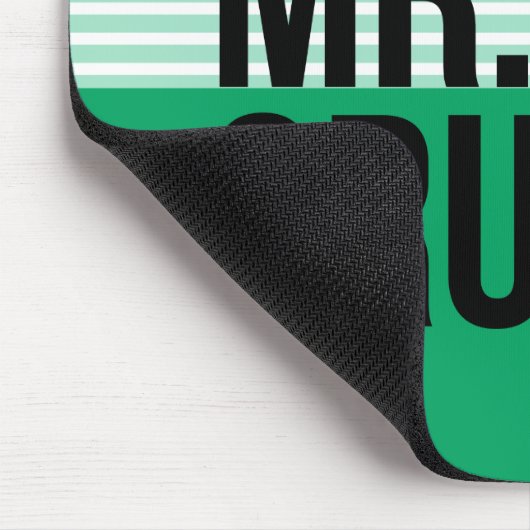 de heer Grumpy | Poettering op naam Muismat (Hoek)