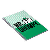 de heer Grumpy | Poettering op naam Notitieboek (Rechterzijde)