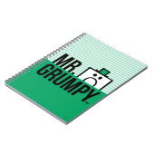 de heer Grumpy | Poettering op naam Notitieboek (Linkerzijde)
