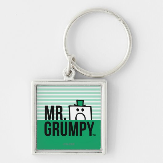 de heer Grumpy | Poettering op naam Sleutelhanger (Voorkant)