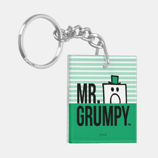 de heer Grumpy | Poettering op naam Sleutelhanger (Voorkant Links)