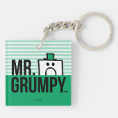 de heer Grumpy | Poettering op naam Sleutelhanger (Achterkant)