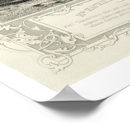 de heer Hackett als Falstaff, in Henry IV (deel 1) Poster (Hoek)