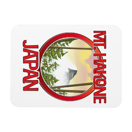 De heer Hakone Japan Magneet (Horizontaal)