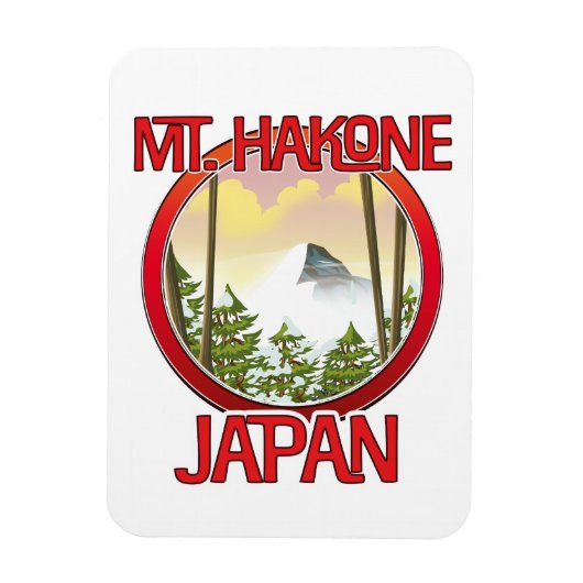 De heer Hakone Japan Magneet (Verticaal)