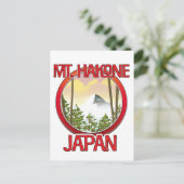 De heer Hakone Japan Uitnodiging Briefkaart (Staand voorkant)