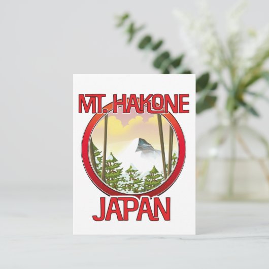 De heer Hakone Japan Uitnodiging Briefkaart (Staand voorkant)