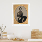 de heer Hamilton, in militair uniform (40085) Poster (Keuken)