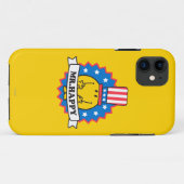 de heer Happy Election Seal Case-Mate iPhone Case (Achterkant (horizontaal))