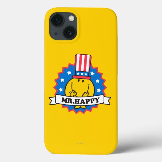 de heer Happy Election Seal Case-Mate iPhone Case (Achterkant)