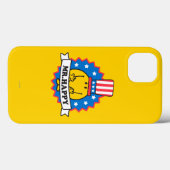 de heer Happy Election Seal Case-Mate iPhone Case (Achterkant (horizontaal))