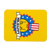 de heer Happy Election Seal Magneet (Horizontaal)