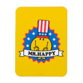 de heer Happy Election Seal Magneet (Verticaal)