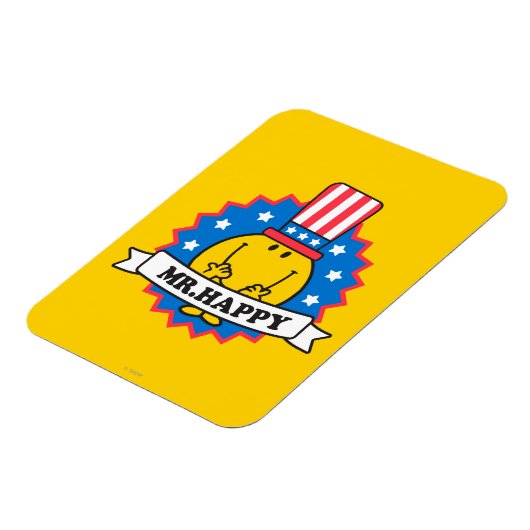 de heer Happy Election Seal Magneet (Linkerzijde)