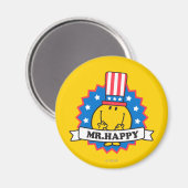 de heer Happy Election Seal Magneet (Voorkant / Achterkant)