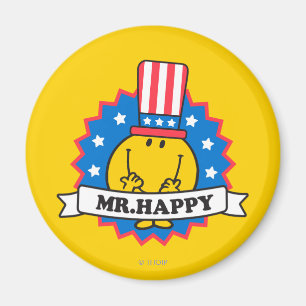 de heer Happy Election Seal Magneet