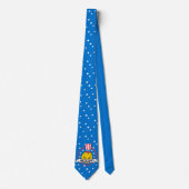 de heer Happy Election Seal Stropdas (Voorkant)