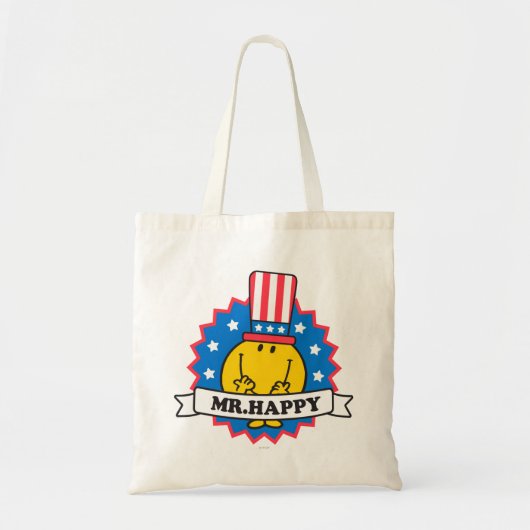 de heer Happy Election Seal Tote Bag (Voorkant)